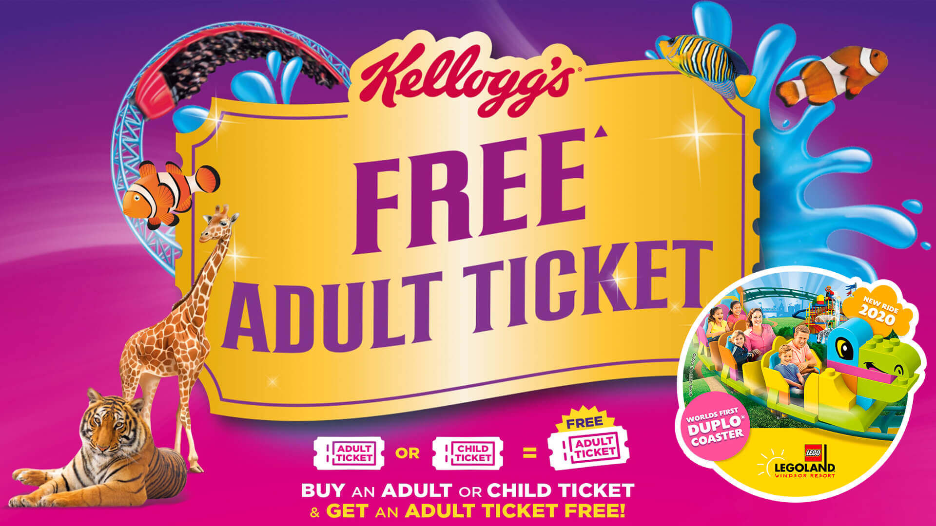 Kellogg's Free Adult Ticket